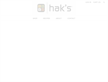 Tablet Screenshot of haks.com